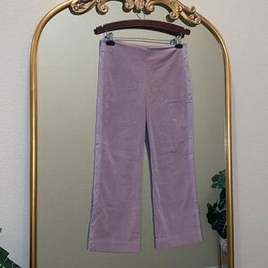 Three Dots Corduroy Straight Leg Pants Color: Peachy Plum Size 8